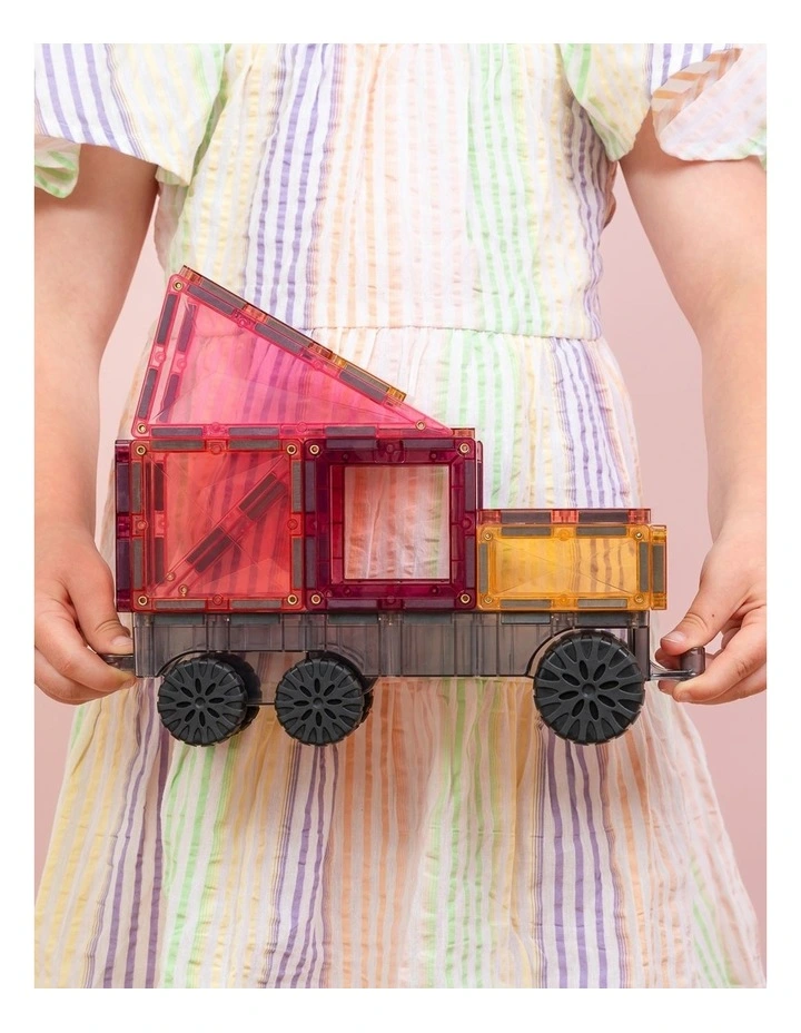 CONNETIX Magnetic Tiles Pastel Transport Pack, 50 Pieces image 5