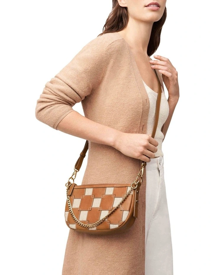 Jolie Crossbody Bag in Brown image 3