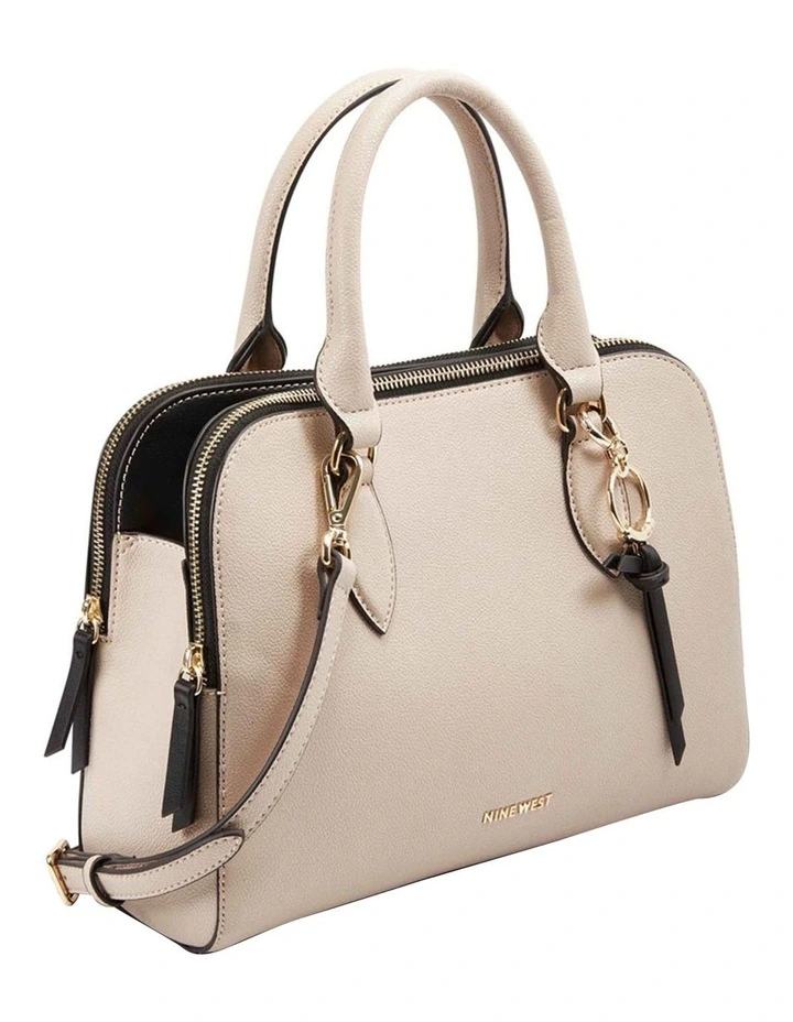 Cyra Opp Fawn Zip Top Satchel Bag image 3