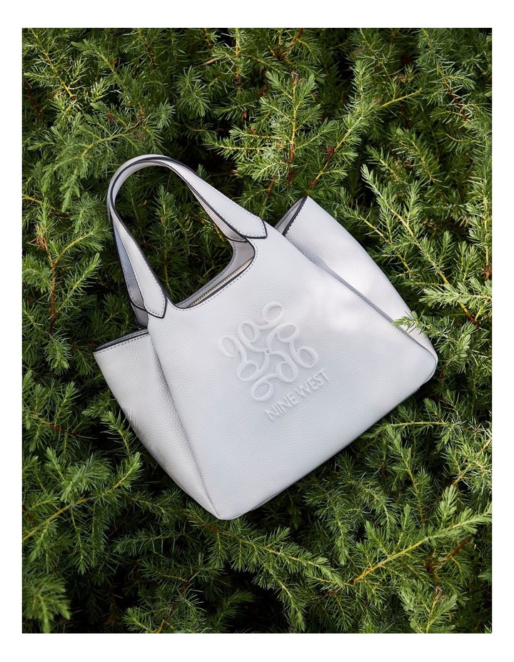 Emmaline Satchel Bag in Grey image 2