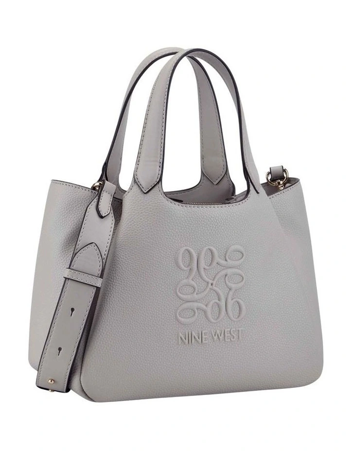 Emmaline Satchel Bag in Grey image 4