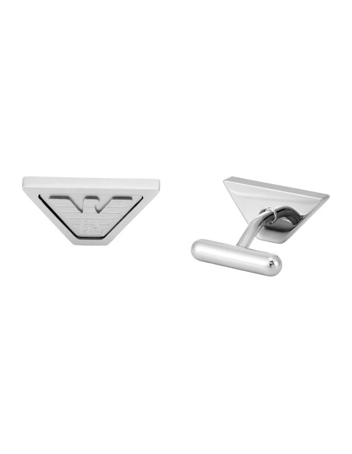 EGS3129040 Eagle Logo Cufflinks in Silver image 2