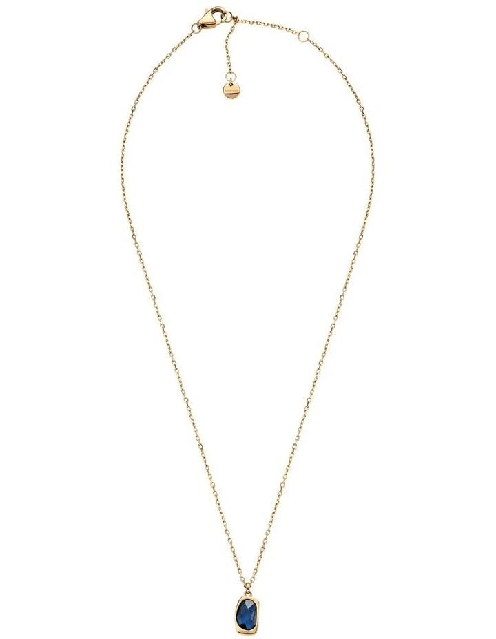Sofie Sea Glass Necklace SKJ1884710 in Gold image 1