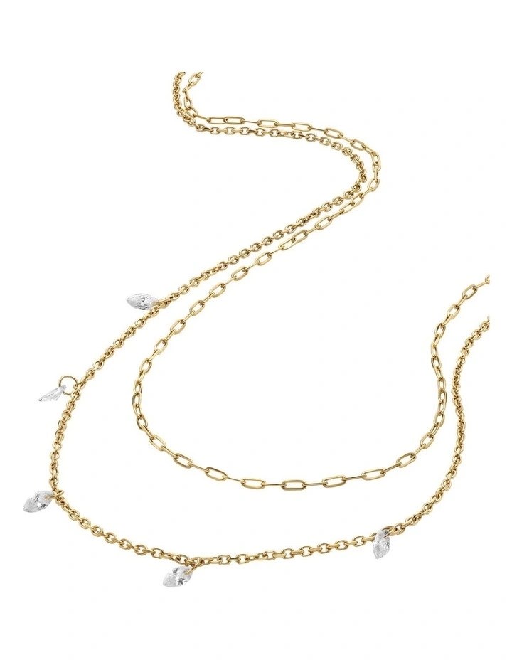JF04894710 Ellis Necklace in Gold image 3