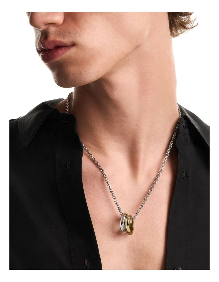 Emporio Armani EGS3375040 Two Tone Necklace image 4