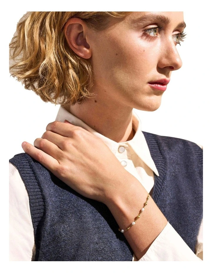Agnethe Pearl Bracelet SKJ1880710 in Gold image 5