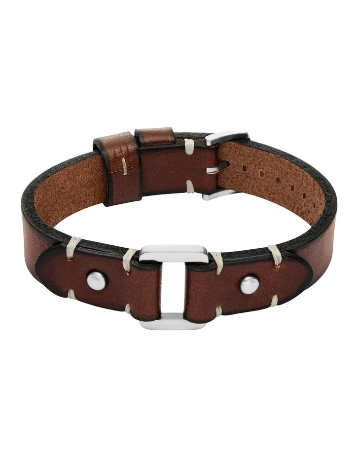 JF04942040 Machine Bracelet in Brown image 1
