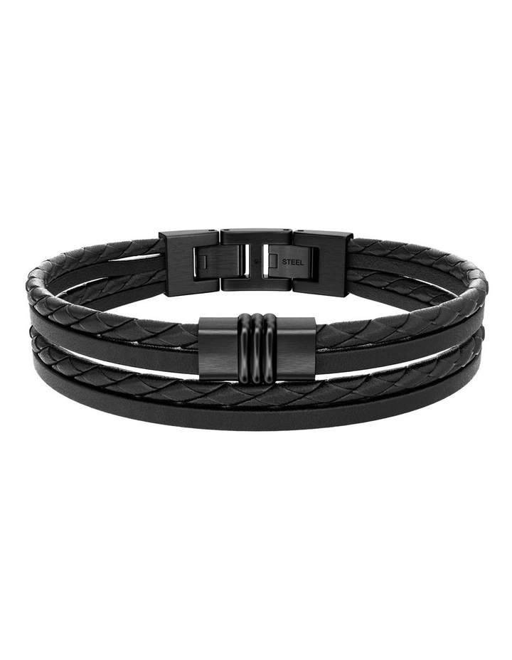 Fossil JF04991001 Black Jewelry Bracelet image 1