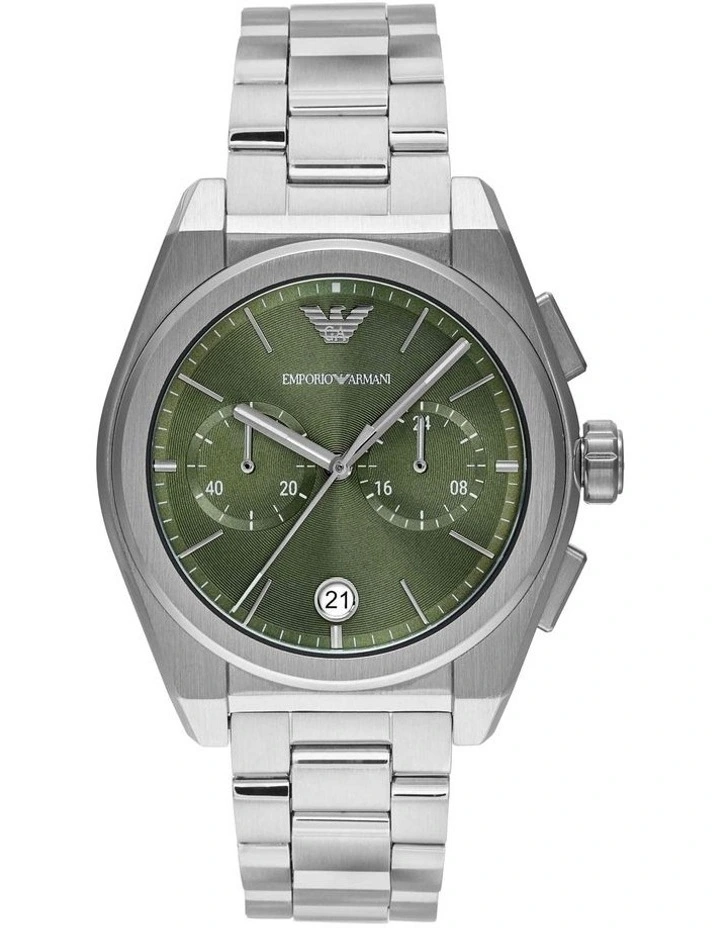 AR11640 Chronograph Watch in Silver image 1