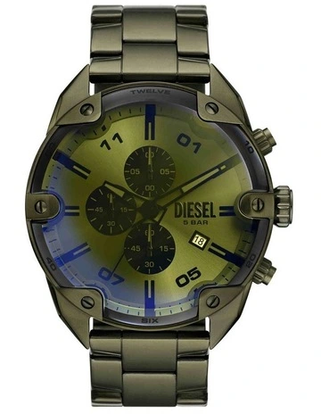 Spiked Chronograph DZ4670 Watch in Green