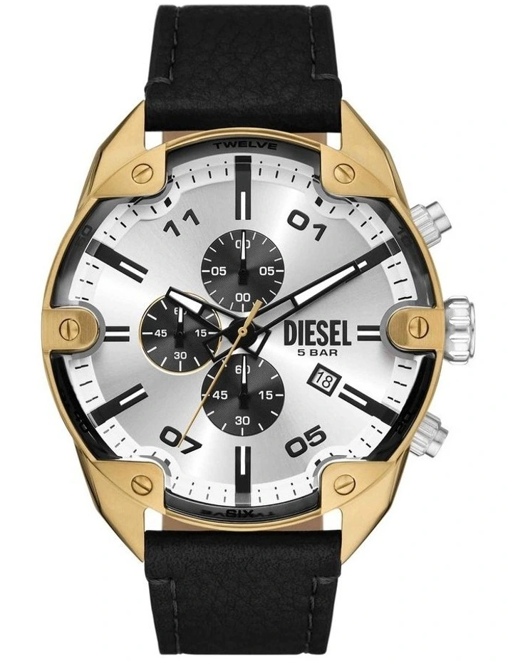 Spiked Chronograph DZ4671 Watch in Black image 1