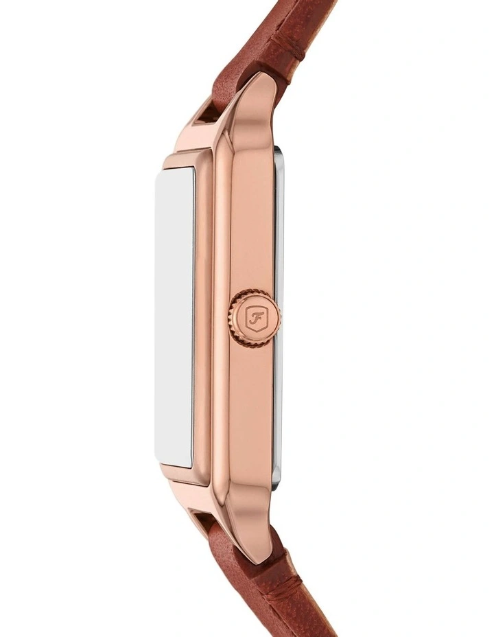 Raquel Analogue ES5377SET Watch in Brown image 2