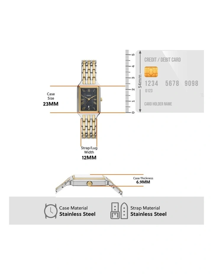 Raquel Analogue ES5376SET Watch in Two Tone image 4
