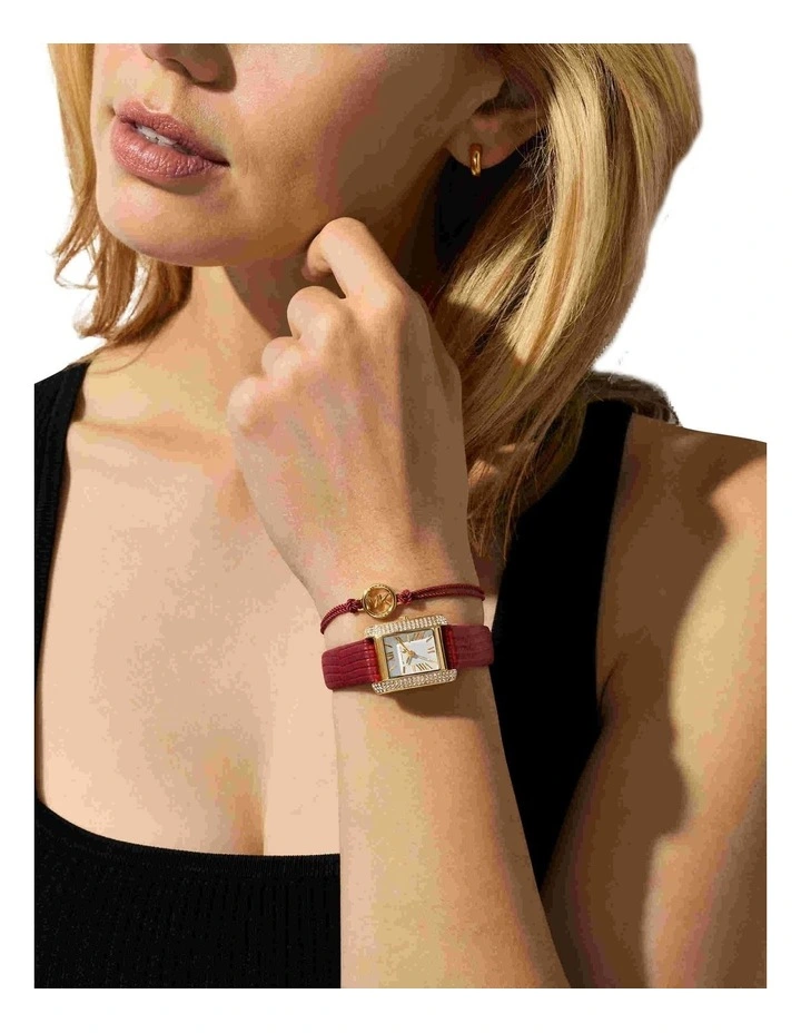 Emery Analogue MK4874SET Watch Gift Set in Red image 4