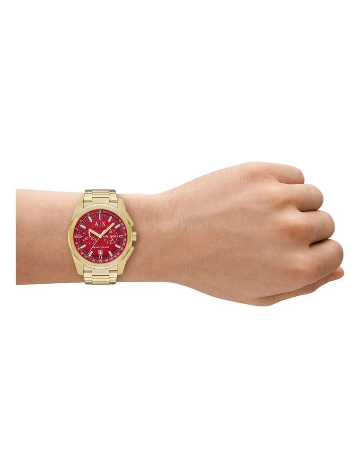 Chronograph AX2863 Watch in Gold image 4