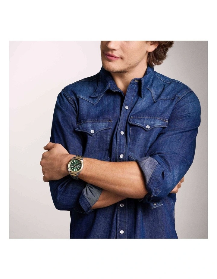 Everett Chronograph Watch FS6106 in Two Tone image 4