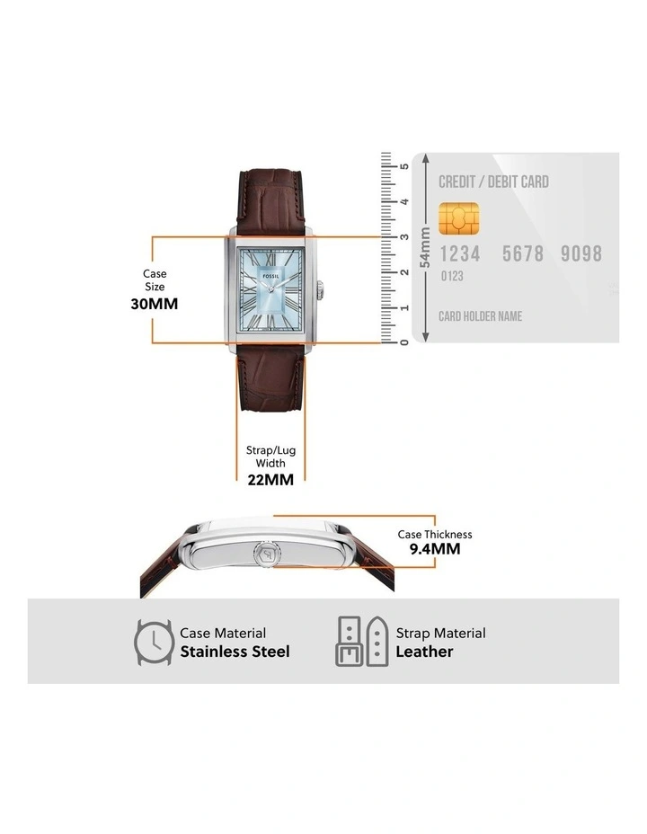 Carraway Analogue Watch FS6110 in Brown image 5