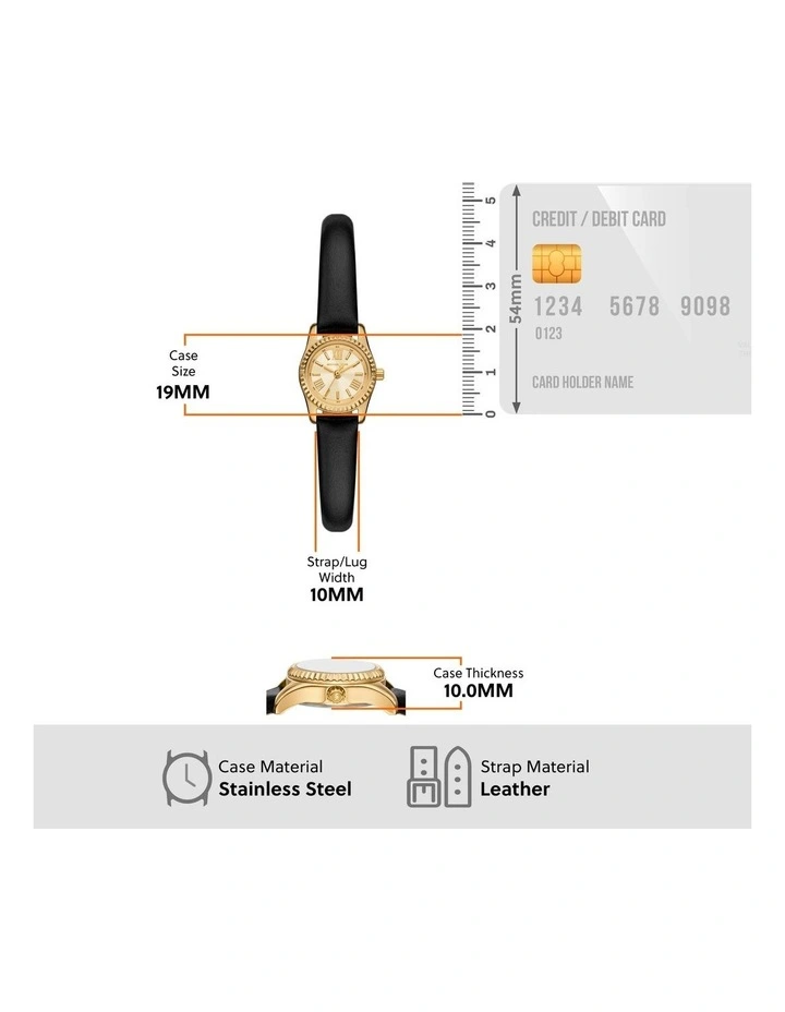 Lexington Analogue Watch MK4901 in Gold image 5