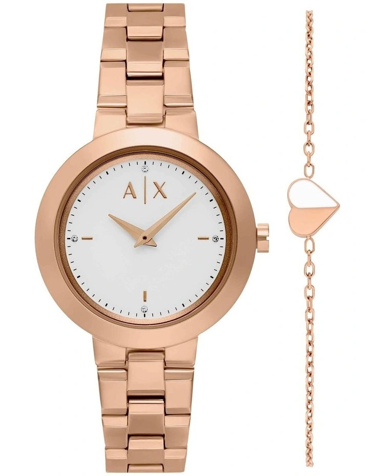 Analogue Watch AX7175SET in Pink image 1