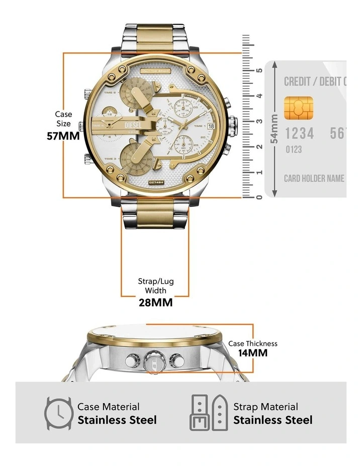 Chronograph Watch DZ7494 in Multi image 5