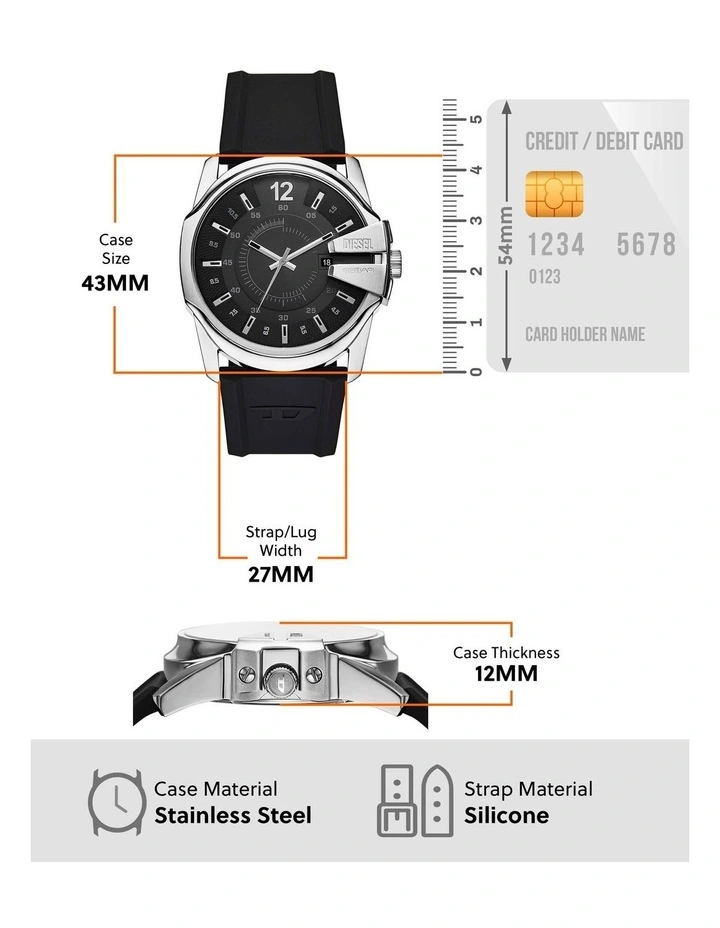 DZ4700SET Master Chief Analogue Watch in Silver image 5