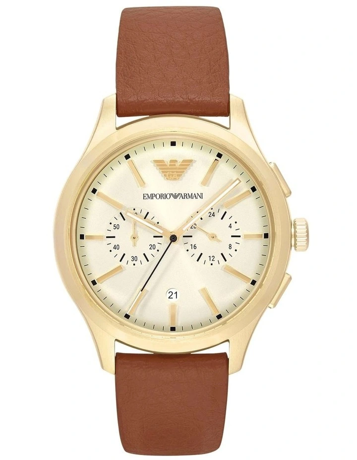 AR11714 Chronograph Watch in Gold image 1