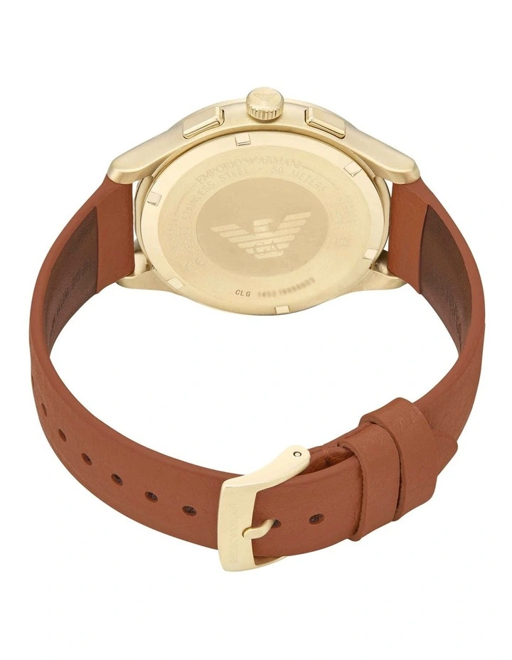 AR11714 Chronograph Watch in Gold image 3