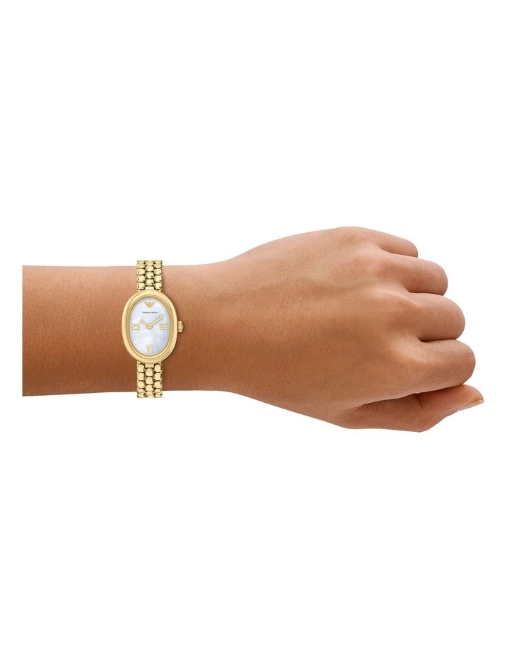Analogue Watch AR11721 in Gold image 4