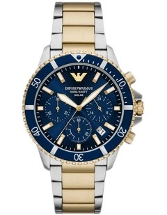 AR11740 World Explorer Chronograph Watch in Silver