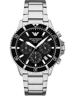 AR11739 World Explorer Chronograph Watch in Silver