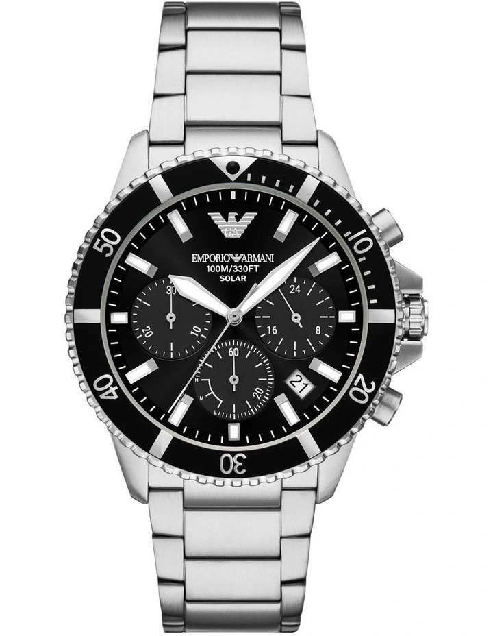 AR11739 World Explorer Chronograph Watch in Silver image 1