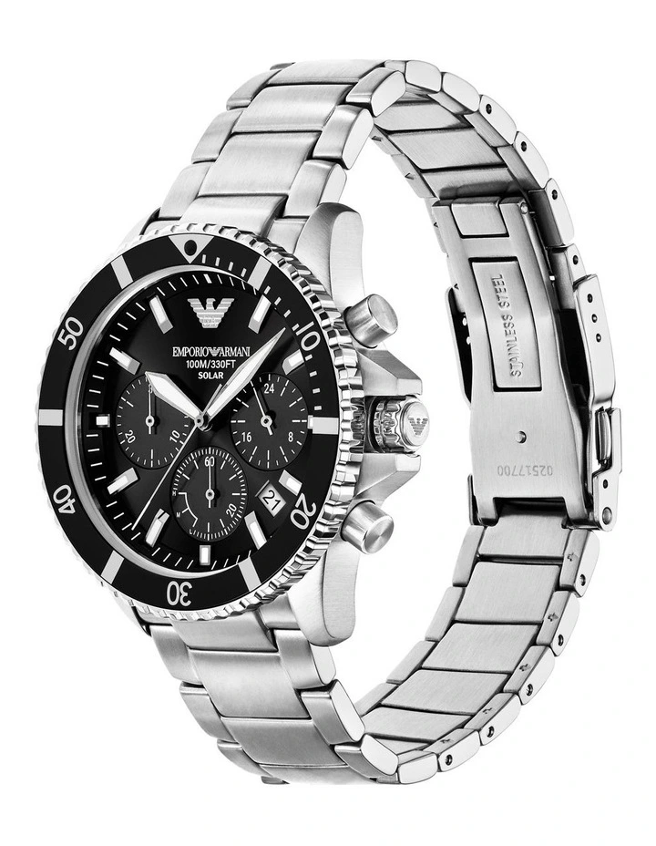 AR11739 World Explorer Chronograph Watch in Silver image 2