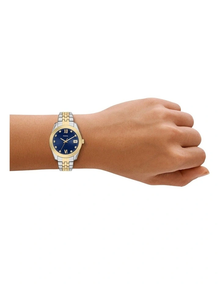 Scarlette Analogue Watch ES5443 in Silver image 4