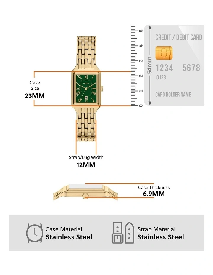 Raquel Analogue Watch ES5452 in Gold image 5