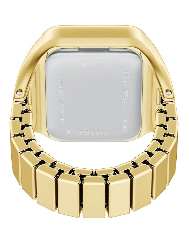 Raquel Ring Analogue Watch ES5447 in Gold image 3