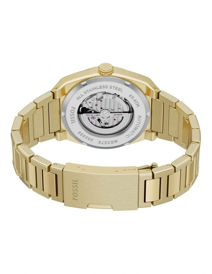 ME3276 Everett Chronograph Watch in Gold image 3