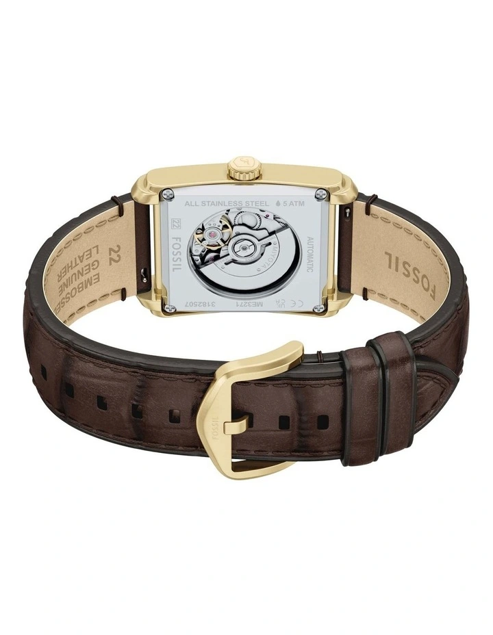ME3271 Carraway Analogue Watch in Gold image 3