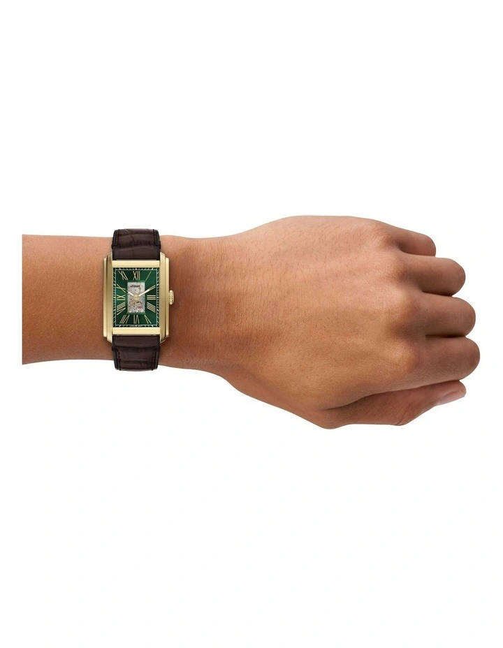 ME3271 Carraway Analogue Watch in Gold image 4