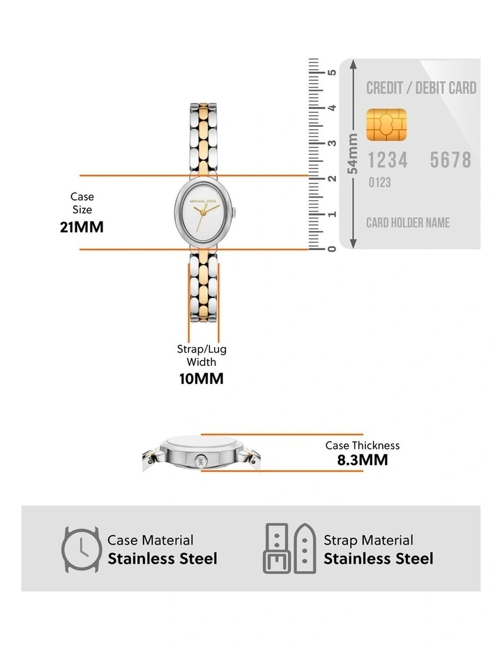 Maude Analogue Watch MK4956 in Multi image 5
