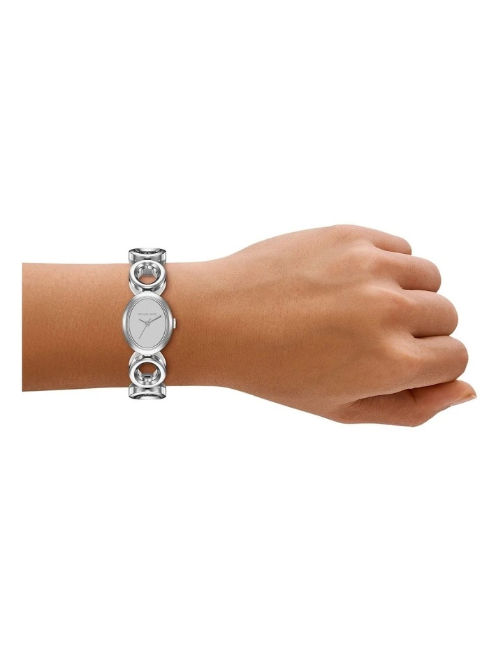 Maude Analogue Watch MK4958 in Silver image 4