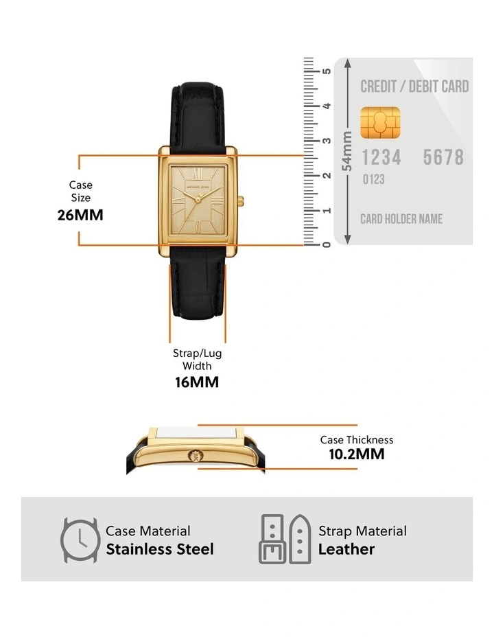 Essex Analogue Watch MK4965 in Gold image 5