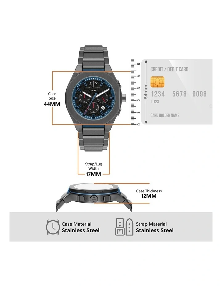 Chronograph Watch AX4295 in Grey image 5