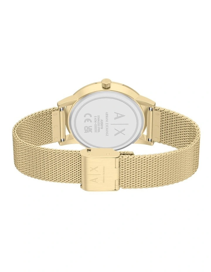 Analogue Watch AX5619 in Gold image 3