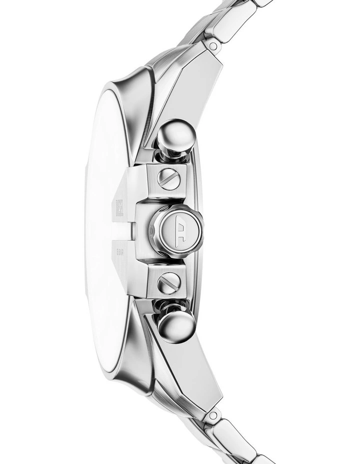 Mega Chief Slim Chronograph Watch DZ4702 in Silver image 2