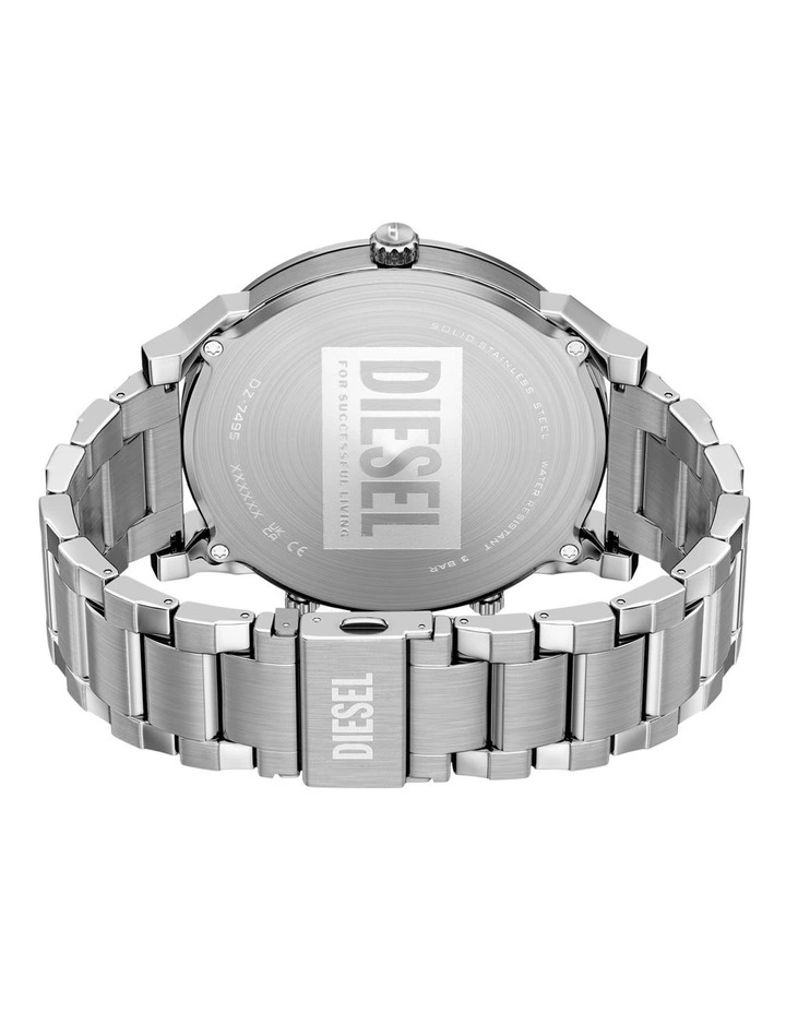 Mr. Daddy Slim Chronograph Watch DZ7495 in Silver image 3