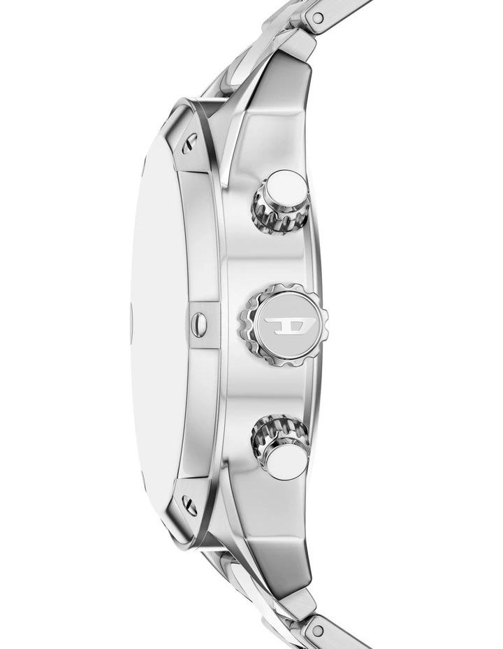 Spiked Chronograph Watch DZ4709 in Silver image 2