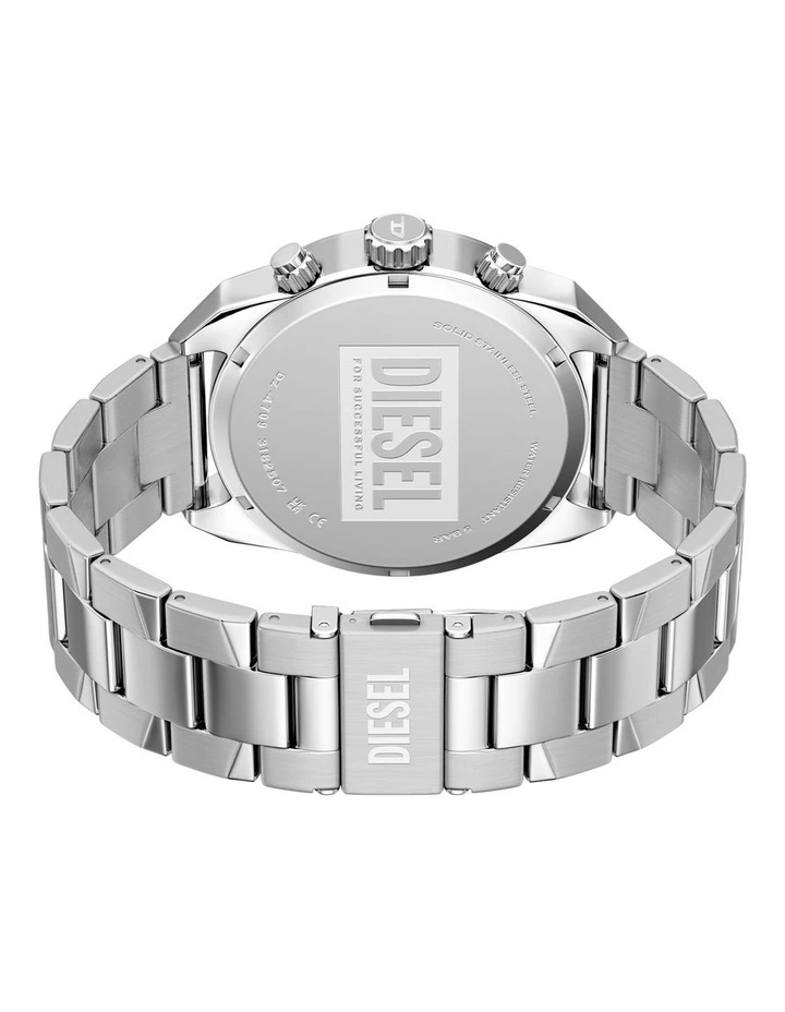 Spiked Chronograph Watch DZ4709 in Silver image 3