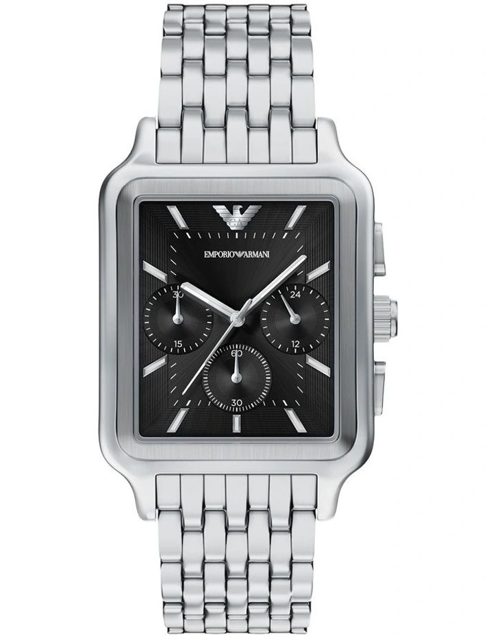 Chronograph Watch AR11751 in Silver image 1