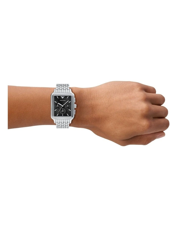 Chronograph Watch AR11751 in Silver image 4