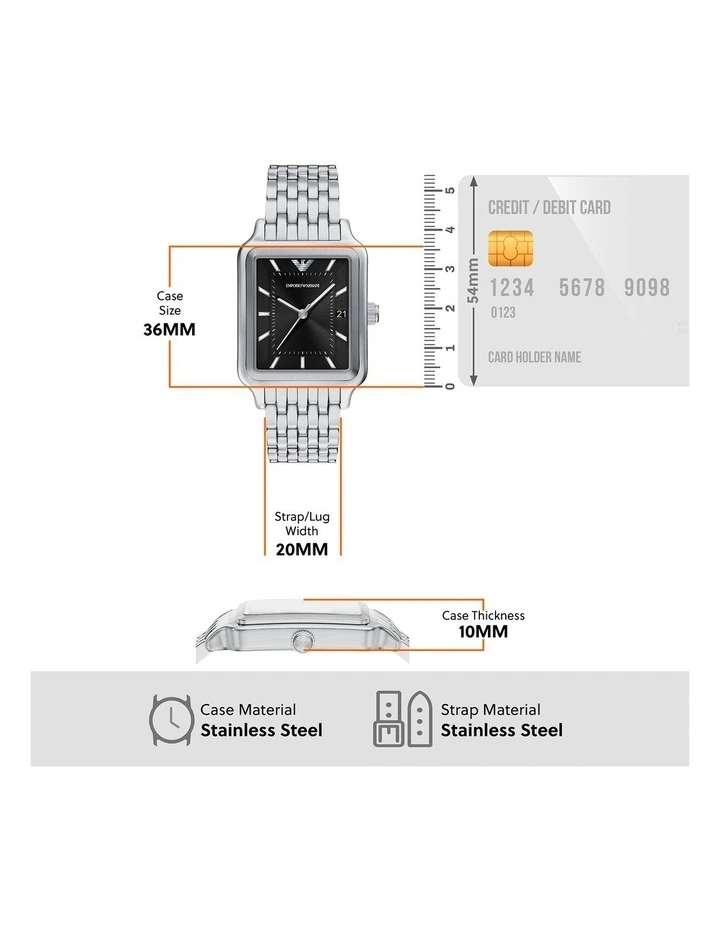 Analogue Watch AR11755 in Silver image 5